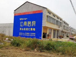  泗阳农村墙体广告在不同形式上面展现的不同特色