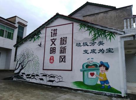  泗阳墙绘是现在流行的墙体广告